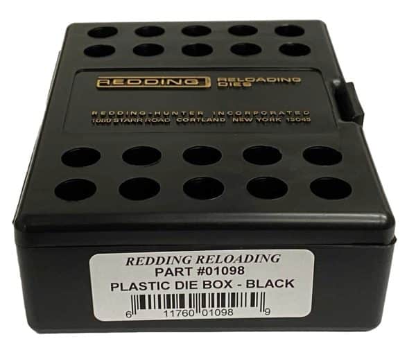 Red Loading Box Large Storage Box – Black | Redding Reloading Equipment